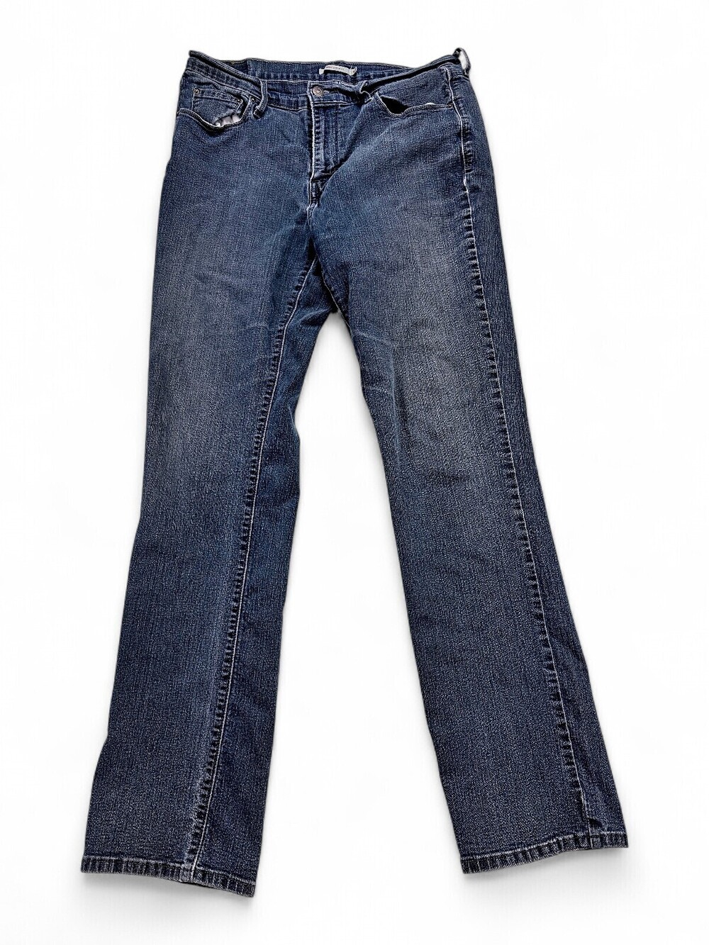 Levi's 505 Women's Straight Leg Jeans Plus Size 14 Dark Wash